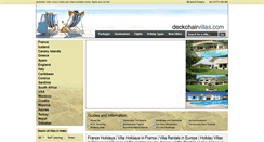 Desktop Screenshot of deckchairvillas.com